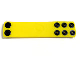 Boneyard 1.5inch Silicone Ball Strap - 3 Snap - Yellow