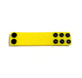 Boneyard 1.5inch Silicone Ball Strap - 3 Snap - Yellow