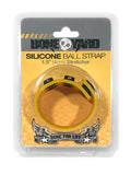 Boneyard 1.5inch Silicone Ball Strap - 3 Snap - Yellow