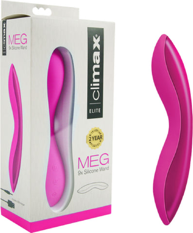 Elite Meg 9X Silicone Vibe (Pink) Sex Toy Adult Pleasure