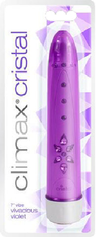 Cristal 6X Vibe (Vivacious Violet) Sex Toy Adult Pleasure
