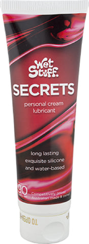 Wet Stuff Secrets - Tube (90g) Lube Sex Toy Adult Orgasm