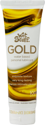 Wet Stuff Gold - Tube (100g) Lube Sex Toy Adult Orgasm