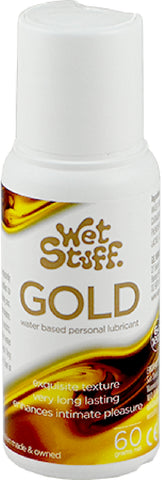 Wet Stuff Gold - Pop Top Bottle (60g) Lube Sex Toy Adult Orgasm