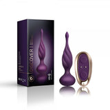 Petite Sensation Discover Butt Plug w Remote Purple