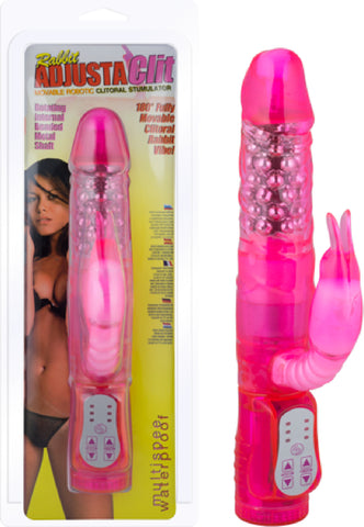 Rabbit Adjusta Clit (Pink) Sex Adult Pleasure Orgasm