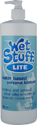 Wet Stuff Lite - Pump Bottle (1kg) Lube Sex Toy Adult Orgasm