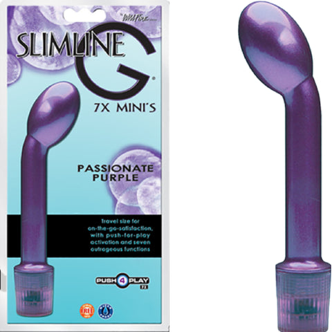 SlimLine G 7X Minis (Passionate Purple) Vibrator Sex Adult Pleasure Orgasm