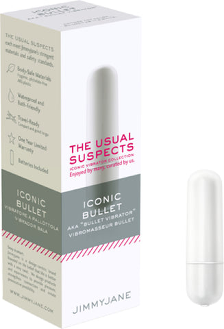 Iconic Bullet (White) Sex Toy Adult Pleasure