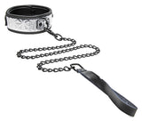 Platinum Bound Chained Collar And Leash