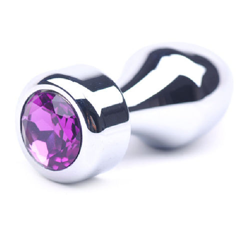 Metal Butt Plug V Purple