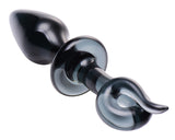 Swine Pig Tail Glass Anal Plug