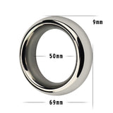 Stainless Steel Silver Cockring 2 in