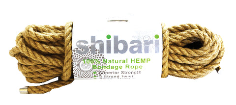 Shibari Rope 100% Natural Hemp 10m