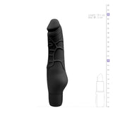 Silicone Realistic Vibrator Black