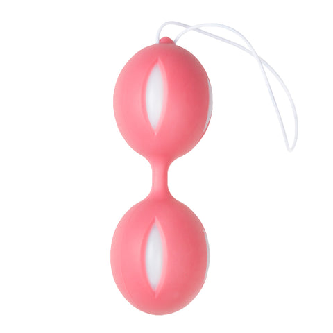 Wiggle Duo Kegel Ball Pink/White