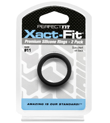 Xact-Fit #11 1.1in 2-Pack Cock Ring