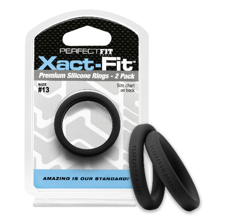 Xact-Fit #13 1.3in 2-Pack Cock Ring