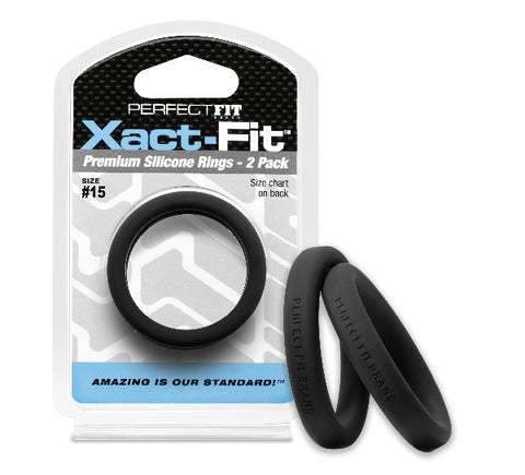 Xact-Fit #15 1.5in 2-Pack Cock Ring