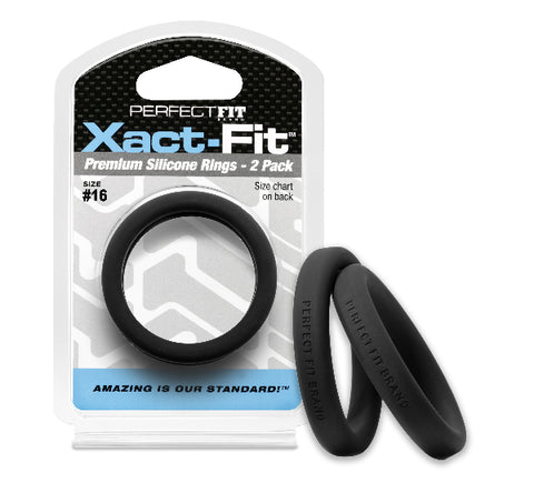 Xact-Fit #16 1.6in 2-Pack Cock Ring