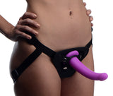 Navigator Silicone G-Spot Dildo with Harness