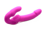 Evoke Rechargeable Vibrating Silicone Strapless Strap On