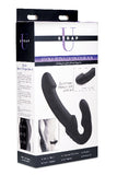 Evoke Rechargeable Vibrating Silicone Strapless Strap On