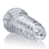 Screw'D Super Squish Corkscrew Jackoff Toy Clear