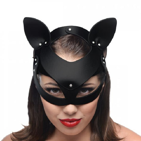 Bad Kitten Leather Cat Mask