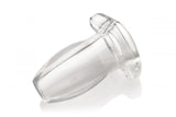 PeepHole Clear Hollow Anal Plug Small