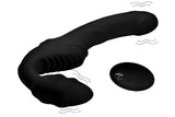 Pro Rider 9X Vibrating Silicone Strapless Strap On with Remote Control