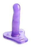 Comfort Ride Strap On Harness with Purple Dildo