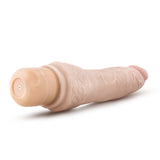 Dr Skin Cock Vibe 7 8.5in Vibrating Cock Beige