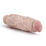 Dr Skin Cock Vibe 9 7.5in Vibrating Cock Beige