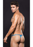 Microfiber Magnetic G String Blue