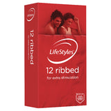 LifeStyles Ribbed Condoms 12