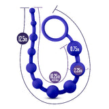 Luxe Silicone 10 Beads Indigo