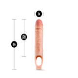 Performance 10 Inch Cock Sheath Penis Extender Vanilla