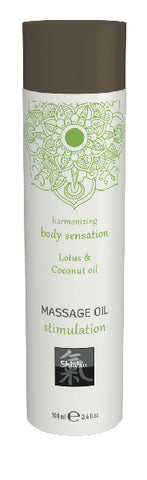 Shiatsu Massage Oil Stimulation Lotus And Coconut Oil 100ml