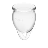Feel confident Menstrual Cup Transparent 2pcs