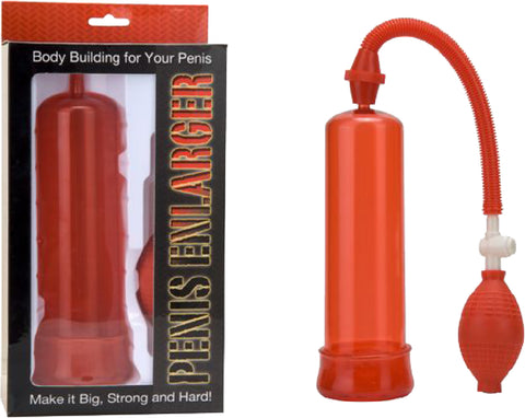 Penis Enlarger (Red) Adult Sex Toy Pleasure Orgasm Vibrator