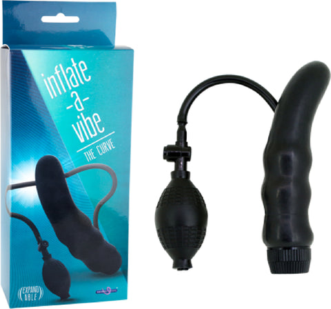 Inflate A Vibe - The Contour (Black) Sex Toy Adult Pleasure