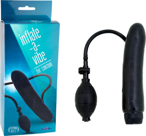 Inflate A Vibe - The Curve (Black) Sex Toy Adult Pleasure