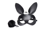 Bunny Tail Anal Plug and Mask Set