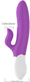 Lighter Thrusting Rabbit Vibrator - Purple