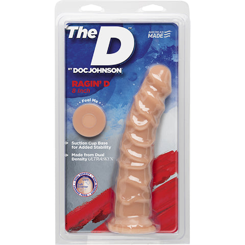 Ragin Dildo Dong Sex Toy Adult Pleasure   D 8" (Vanilla)
