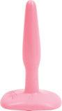 Butt Plug Smooth Anal Sex Toy Adult Pleasure Slim/Small (Hot Pink)