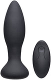 Rimmer - Experienced - Rechargeable Silicone Anal Plug With Remote (Black)