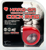 Hard-On Vibrating Silicone Cock Ring (Red) Sex Toy Adult Pleasure