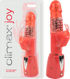 Joy 3X Multi-Purpose Rabbit Vibe (Red) Sex Toy Adult Pleasure